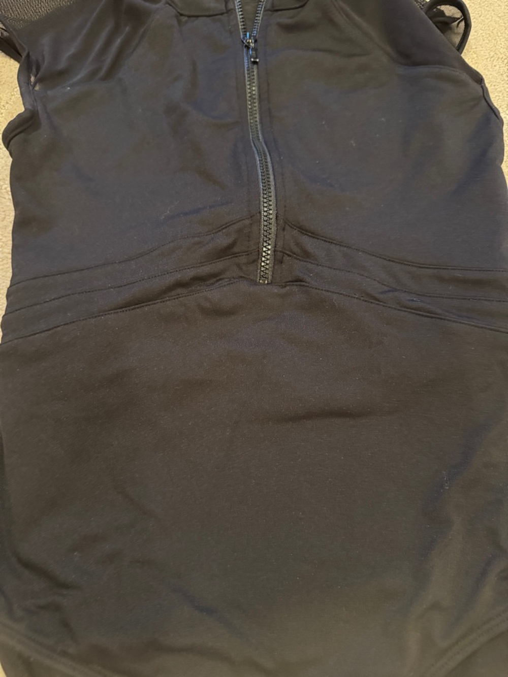 Kids Bloch Black Zip-Front One-Piece Leotard 14 - Picture 4 of 6